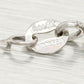 Antique Art Deco 0.07ct Diamond Conversion Pendant 18" Necklace - 14k White Gold
