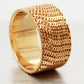Golden Clef 14k Yellow Gold Mesh/Chain Style Band Ring - Size 8.75