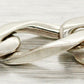 Tiffany & Co. 925 Sterling Silver & 18K Yellow Gold Chain Bracelet 7.50" w/ Box