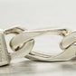 Tiffany & Co. 925 Sterling Silver & 18K Yellow Gold Chain Bracelet 7.50" w/ Box