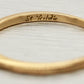 Nora Kogan Mama Ring - 18k Yellow Gold Band with Diamond - Size 6