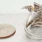 Samuel Benham Citrine & Champagne Diamond Flower Ring - 14k White Gold