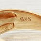 Le Vian Orange Sapphire & Diamond Asymmetrical Band -  14k Yellow Gold Ring