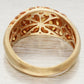 Le Vian Orange Sapphire & Diamond Asymmetrical Band -  14k Yellow Gold Ring