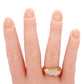Le Vian Orange Sapphire & Diamond Asymmetrical Band -  14k Yellow Gold Ring