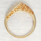 Le Vian Orange Sapphire & Diamond Asymmetrical Band -  14k Yellow Gold Ring