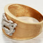 Joel McFadden Gold Dragon Ring - 14k Yellow & White Gold Band - Size 9