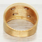 Joel McFadden Gold Dragon Ring - 14k Yellow & White Gold Band - Size 9