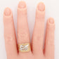Joel McFadden Gold Dragon Ring - 14k Yellow & White Gold Band - Size 9