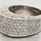 Sonia Bitton 2ctw Diamond Pave Large Band Ring | 14k White Gold