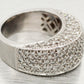 Sonia Bitton 2ctw Diamond Pave Large Band Ring | 14k White Gold