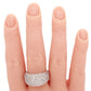 Sonia Bitton 2ctw Diamond Pave Large Band Ring | 14k White Gold