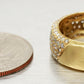 Sonia Bitton 2.00ctw Half Pave Diamond Band Ring | 18k Yellow Gold