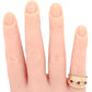 Vintage 0.40ctw Pear Cut Ruby & Diamond Band Ring - 14k Yellow Gold w/ Milgrain