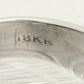 Men's Modern 7ct Blue Star Sapphire Band Ring  - 18k White Gold | Size 10.5