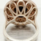 Tiffany & Co. Onyx & Pearl Halo Cocktail Ring - Ziegfield 925 Sterling Siver