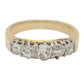 Antique Art Deco 0.60ctw Single Row Diamond Band Ring - 14k Yellow Gold