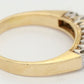 Antique Art Deco 0.60ctw Single Row Diamond Band Ring - 14k Yellow Gold