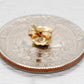 Tiffany & Co. 18k Cross Stitch Stud Earrings - Small 750 Yellow Gold 'X'