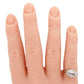 Antique Art Deco Aquamarine Hexagon Band Ring - 18k White Gold Floral Motif