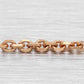 Modern Designer 0.30ctw Diamond Station Necklace - 14k Rose Gold - 18"