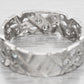 Antique Art Deco 1 ctw Diamond Braided Men's Wedding Band Ring - 14k White Gold