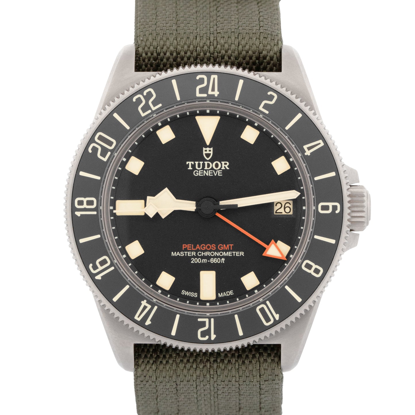 PAPERS Tudor Pelagos FXD GMT Black Titanium 2542G247NU 42mm Date Dive Watch BOX