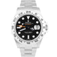 Rolex Explorer II Black Dial PAPERS 216570 42mm Steel Orange GMT Date Watch B+P
