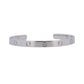 Cartier LOVE Bracelet Cuff Size 19 Solid 18K WHITE Gold AU 750