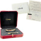 PAPERS Cartier LOVE Bracelet 18K ROSE Gold Size 17 AU 750 Screwdriver Band BOX