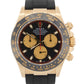 2020 Rolex Daytona 116518 LN Black Newman 18K Yellow Gold Oysterflex Box Papers
