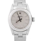 1993 Rolex Oyster Perpetual 24mm SILVER Stainless Steel 18K Gold OYSTER 67194