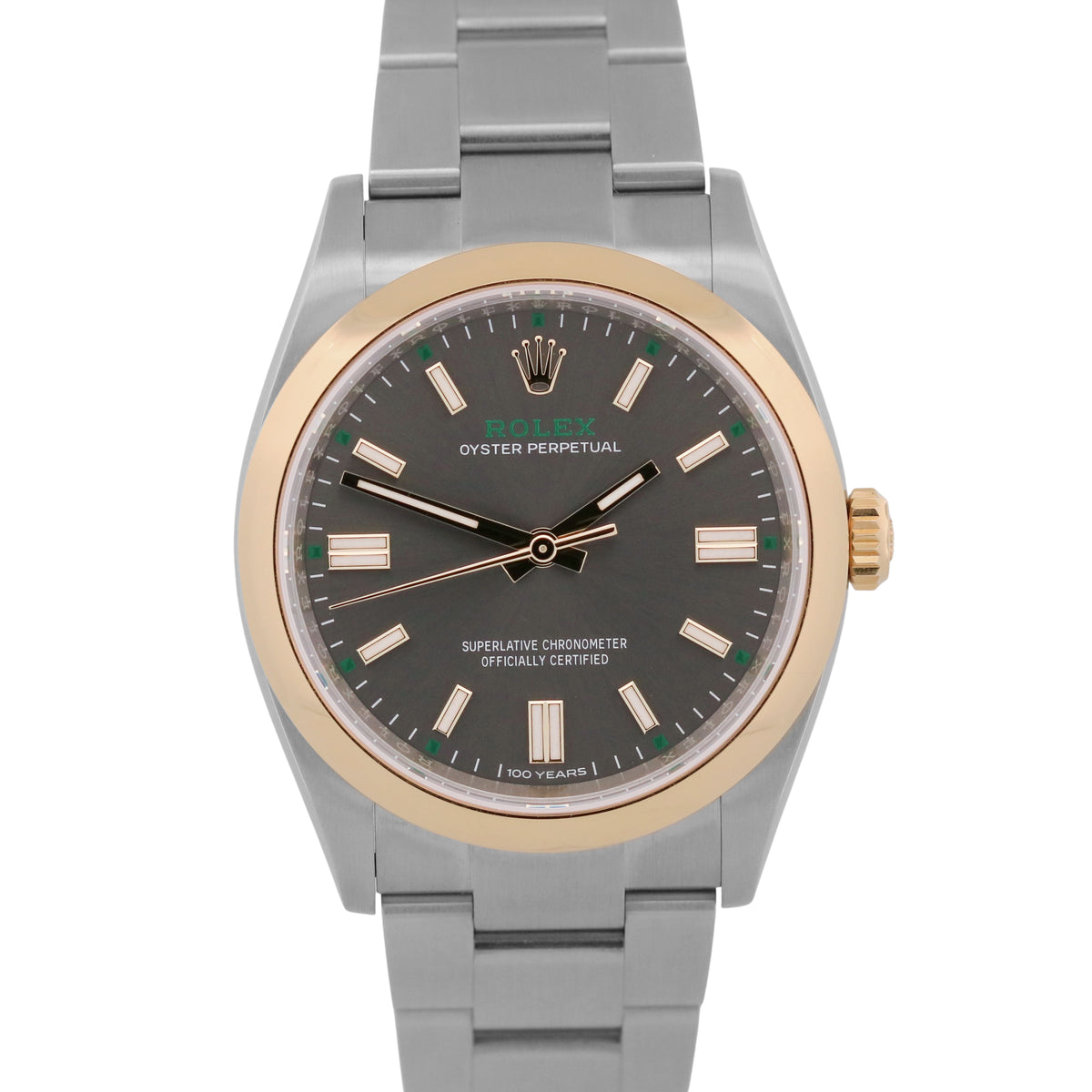 New Sept 2026 Rolex Oyster Perpetual 126003 Rhodium 36mm 18K Steel Box Papers