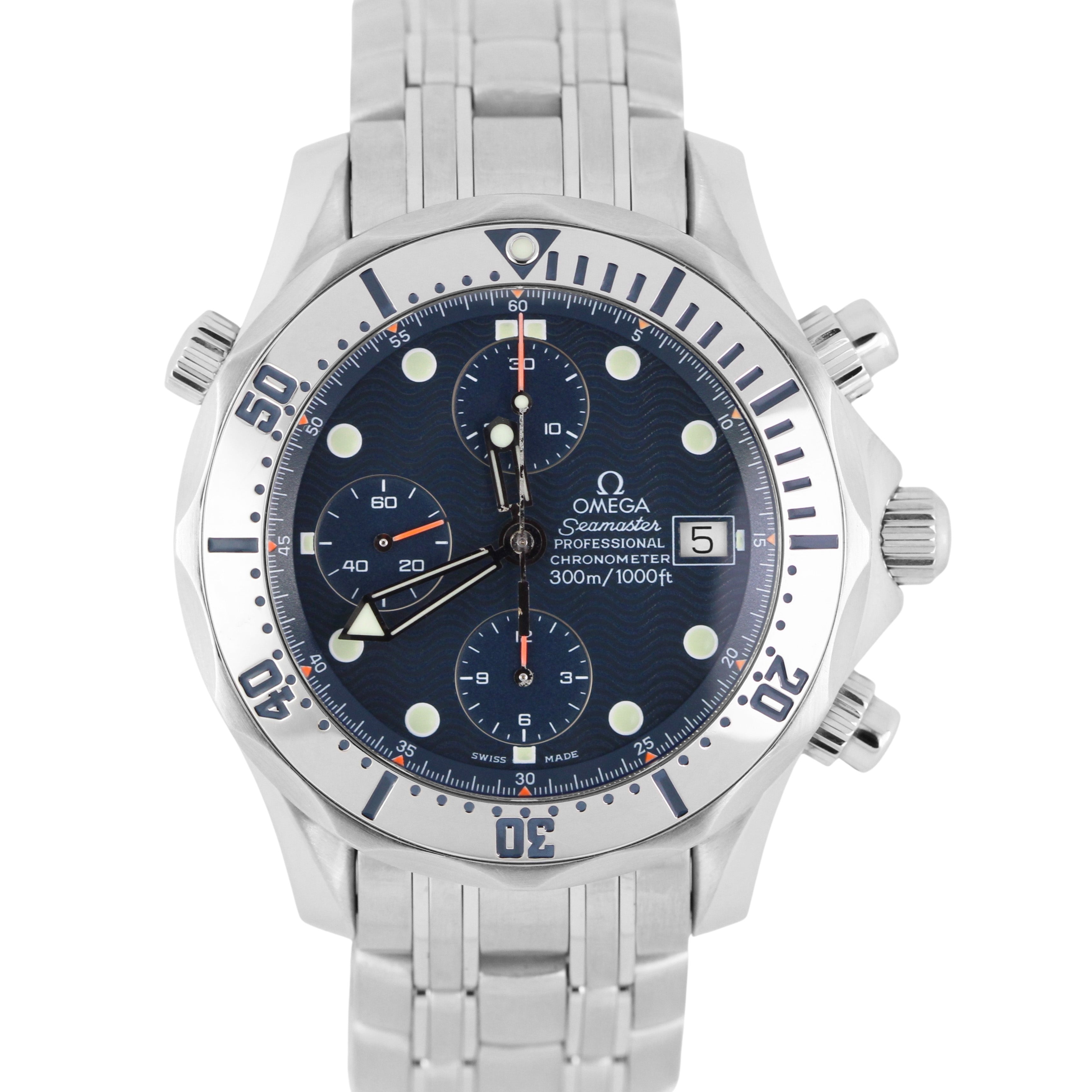 Omega seamaster blue wave hotsell