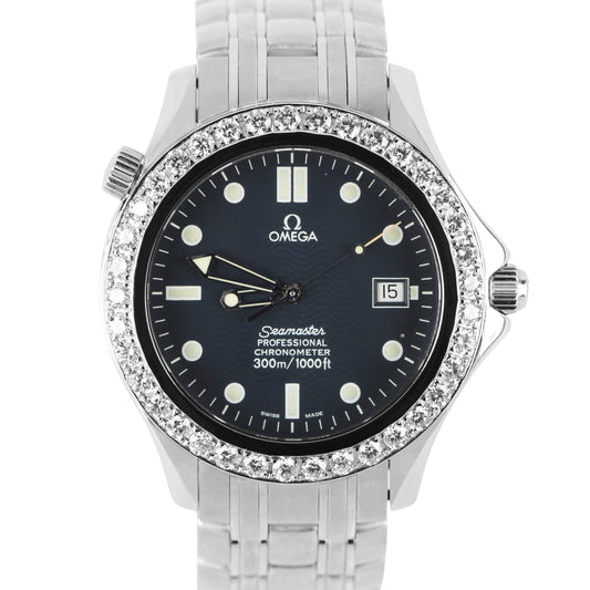 Omega, Omega Seamaster, Seamaster, Omega Blue Wave, Blue Wave, Omega DIAMOND Bezel, Diamond Bezel, Omega 2531.80.00, Omega 25318000, 2531.80.00 25318000