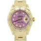 Ladies Rolex DateJust Pearlmaster DIAMOND MOP 18k Yellow Gold 29mm 69318 Watch