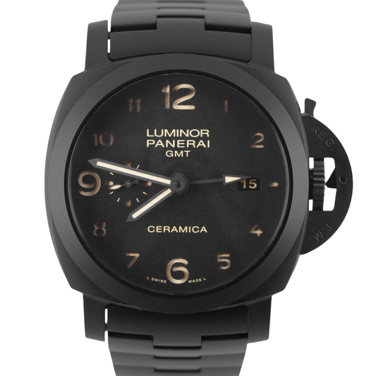 Panerai, Panerai Luminor, Luminor, Panerai Luminor Tuttonero, Panerai Tuttonero, Tuttonero, Panerai GMT, GMT, Panerai Ceramica, Ceramica, Panerai Ceramic, Black Ceramic, Panerai PAM00438, PAM00438, Panerai PAM438, PAM438