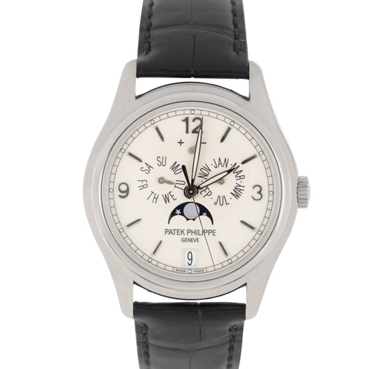 Patek, Patek Philippe, Patek Annual Calendar, Patek Philippe Annual Calendar, Annual Calendar, Patek 18k White Gold, Patek White Gold, Patek Philippe White Gold, Patek 5146, Patek Philippe 5146, 5146