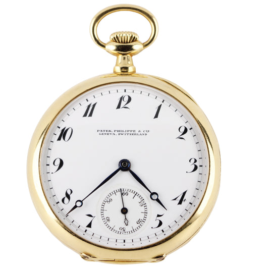 Patek, Patek Philippe, Patek Phillipe & CIE, CIE, 18k Yellow Gold Pocket Watch, Patek Pocket Watch, Patek Philippe Pocket Watch