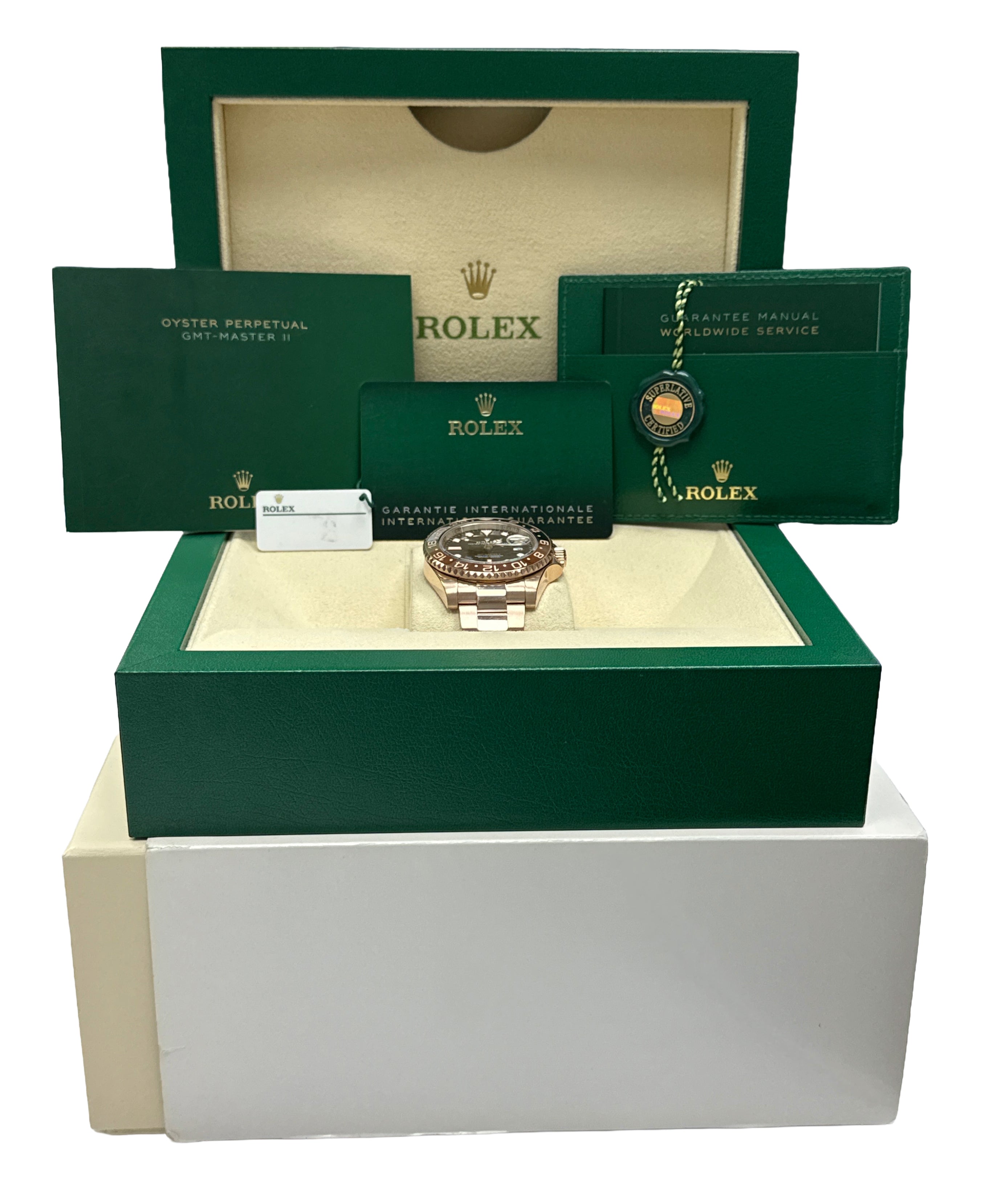 オテロイ実生35株セット 2023 PAPERS Rolex GMT-Master II ROOT BEER 18K Rose Gold 40mm