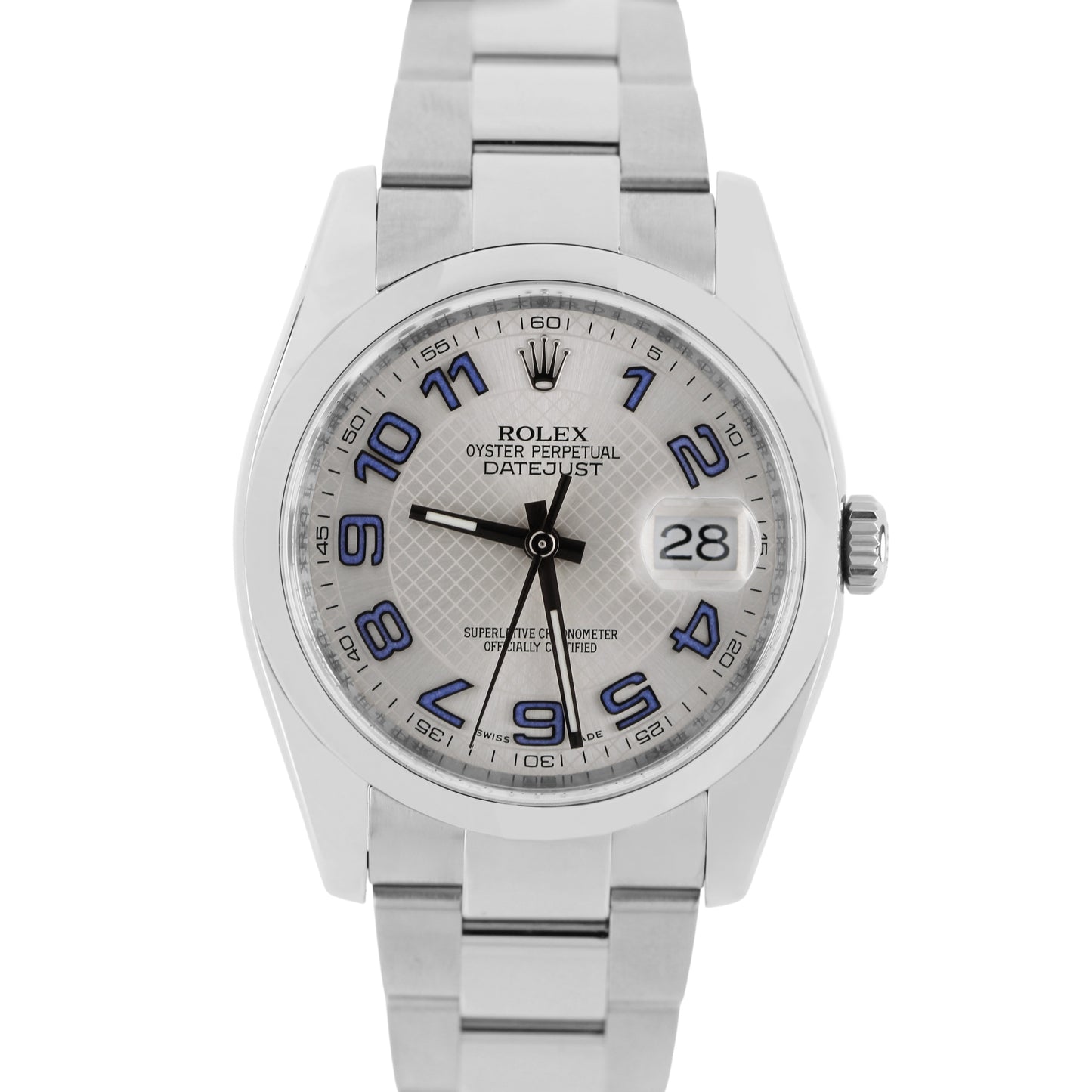Rolex, Rolex Datejust, Datejust, Rolex Datejust 36, Datejust 36, Rolex Silver Concentric, Silver Concentric, Concentric, Rolex Blue Arabic, Blue Arabic, Rolex 116200, 116200 