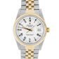Rolex, Rolex Date, Date, Rolex Two-Tone, Two-Tone, Rolex White Roman, White Roman, Rolex 15223, 15223