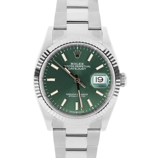 Rolex, Rolex Datejust, Datejust, Rolex Datejust 36, Datejust 36, Rolex Datejust Green, Green Rolex, Rolex 126234, 126234