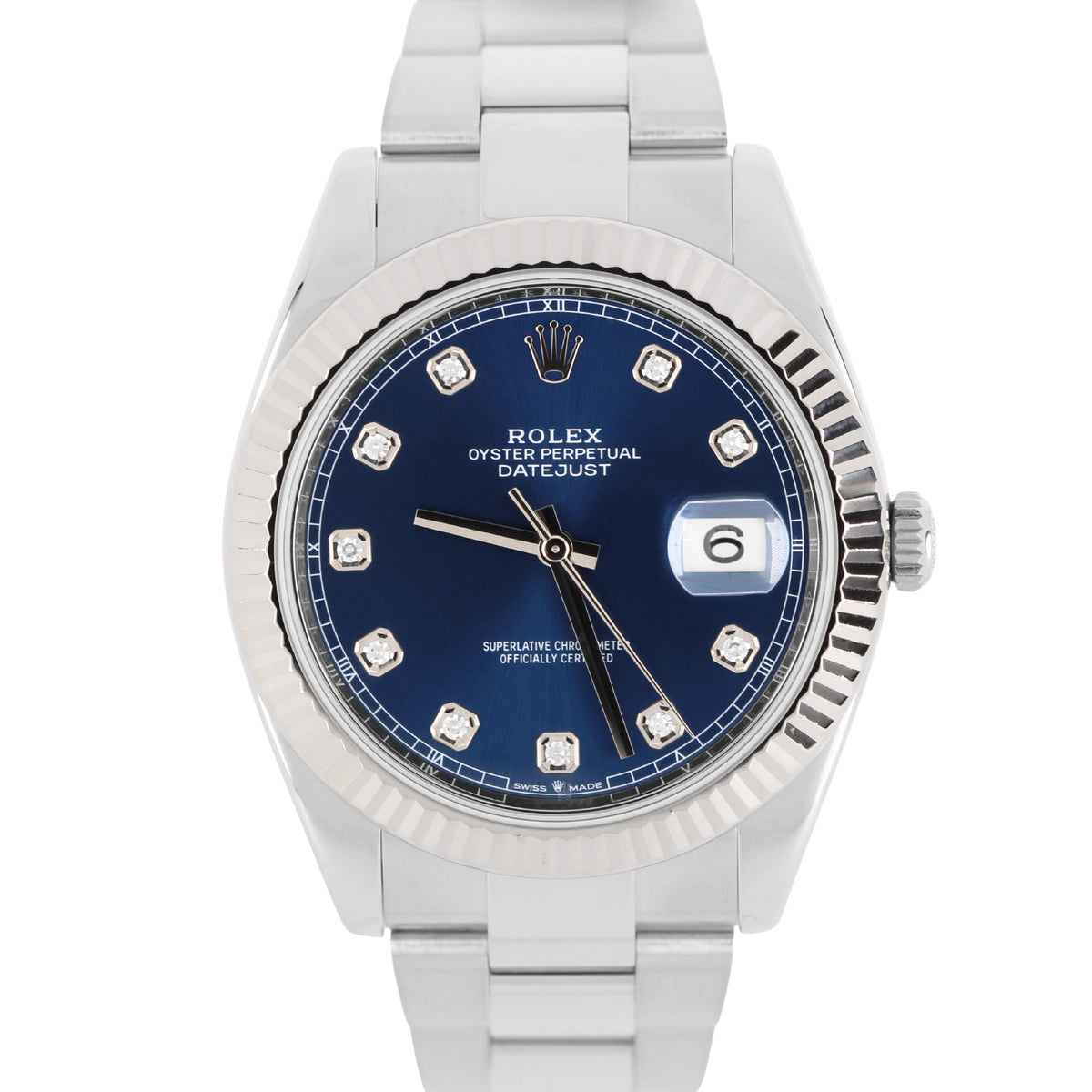 Rolex, Rolex Datejust, Datejust, Rolex Datejust 41, Datejust 41, Rolex 41mm, Rolex 126334, 126334, Rolex Blue Diamond, Blue Diamond Datejust, Rolex Fluted, Fluted Bezel, Diamond Dial