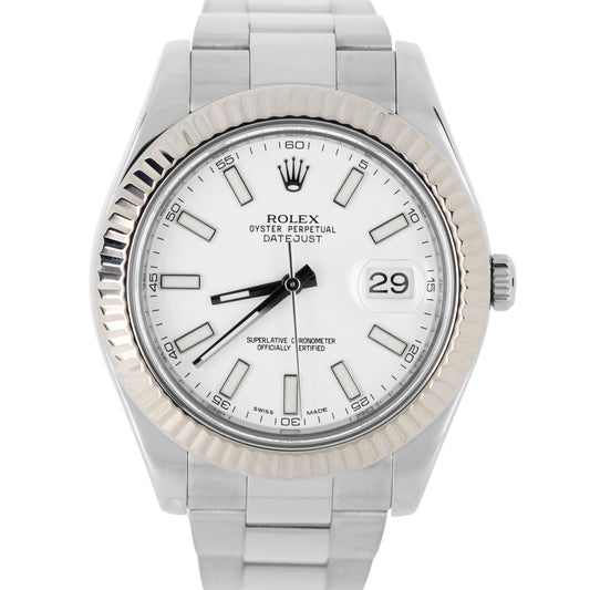 Rolex, Rolex Datejust, Datejust, Rolex Datejust 41, Datejust 41, Rolex 41, Rolex White Datejust, White Datejust, Rolex 116334, 116334