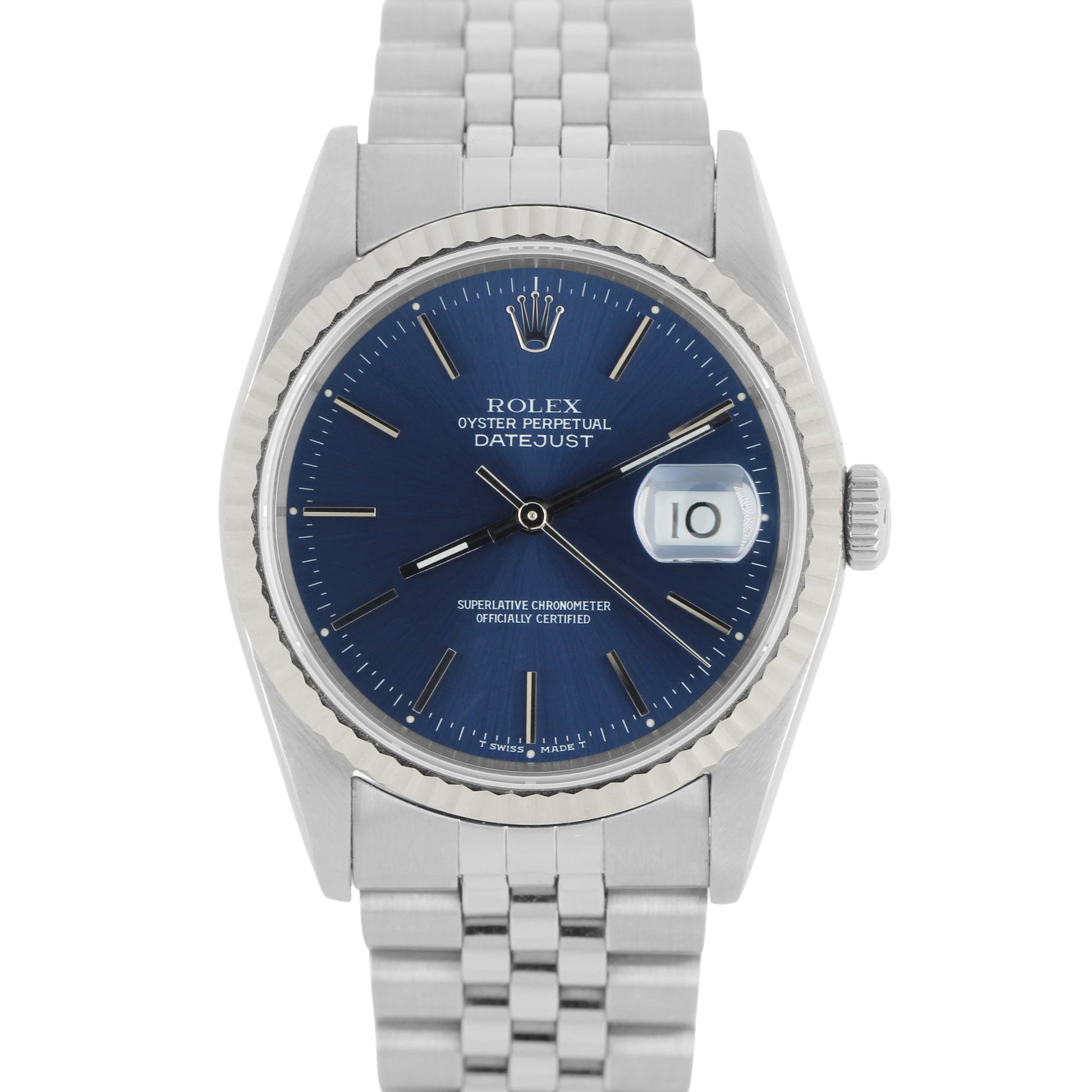 Rolex, Rolex Datejust, Rolex Fluted, Fluted, Rolex Jubilee, Jubilee, Rolex Blue Datejust, Blue Datejust, Rolex 16234, 16234