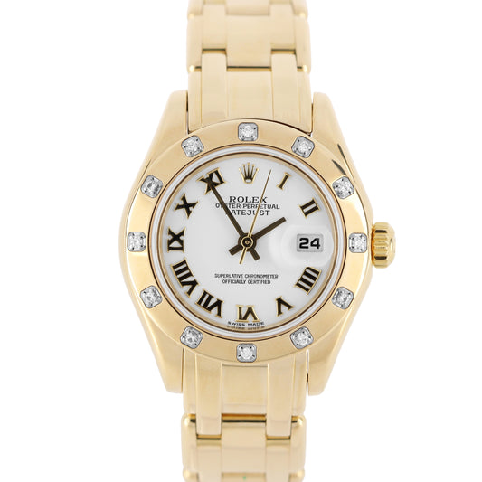 Rolex, Rolex Datejust, Rolex Datejust Pearlmaster, Datejust, Rolex Pearlmaster, Pearlmaster, Rolex DIAMOND, Rolex 18k Gold, Rolex 80318, 80318