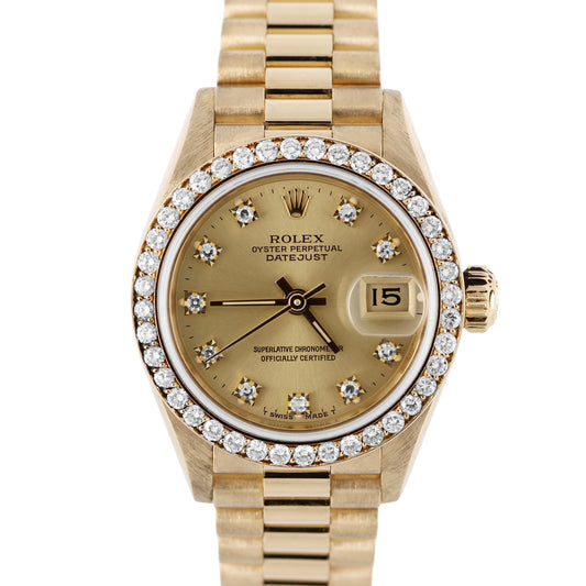 Rolex, Rolex Datejust, Rolex Datejust President, Rolex President, Datejust, Datejust President, President, Rolex 18k Gold, Gold Datejust, Gold President, Rolex Diamond, Diamond President, Diamond Datejust, Rolex 69178, 69178