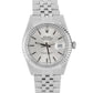 Rolex, Rolex Datejust, Datejust, Rolex Silver, Silver Datejust, Rolex Engine Turned, Engine Turned, Rolex 16030, 16030