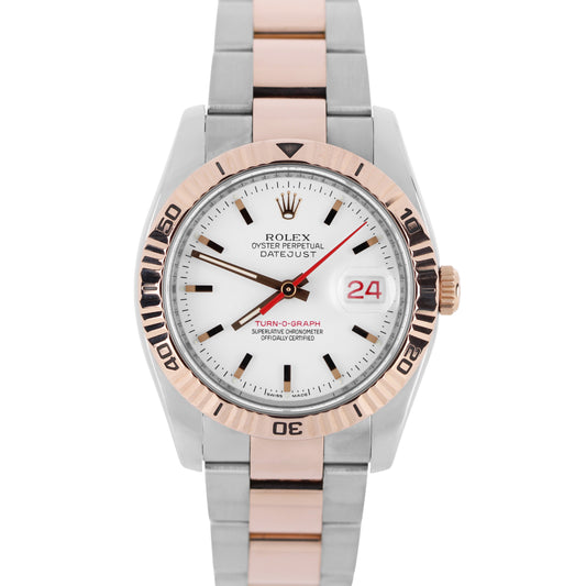 Rolex, Rolex Datejust, Datejust, Rolex Turn-O-Graph, Turn-O-Graph, Rolex Thunderbird, Thunderbird, Rolex 116261, 116261, Rolex Tw0-Tone, Two-Tone Rolex 18k Rose Gold, 18k Rose Gold, Two-Tone Rose Gold